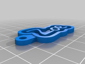 zoe 3 keychains customized 3d print model - Mito3D