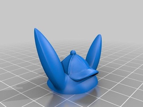 detetive pikachu gosta de café split esculturas pokemon 3d print model - Mito3D