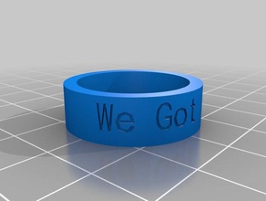 125 wgt ring rings customized 3d print model - Mito3D