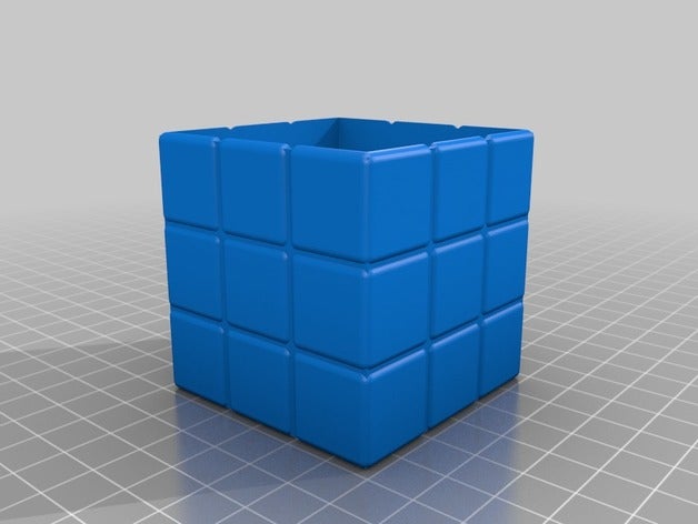 rubik's cube stand 2 puzzles magic puzzle rubiks 3D print model - Mito3D