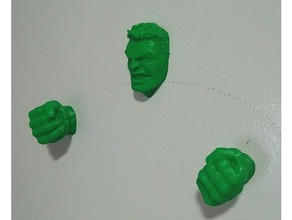 hulk smash magnets toy & game accessories 3d print model - Mito3D