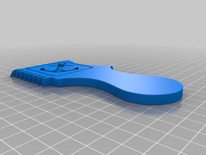 surf wax, Kamm & Schlüsselanhänger Anker-logo sport im freien 3d print model - Mito3D
