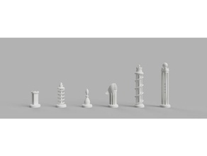 chess set games pawn piece 3d print model - Mito3D
