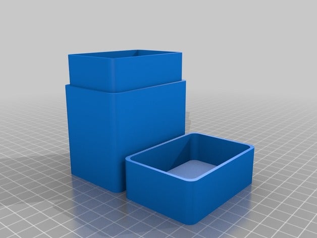 caja c3d les conteneurs personnalisé 3D print model - Mito3D