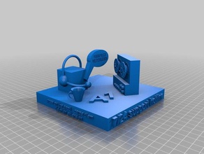 vorspulen spulen weitergeben sculptures 3d print model - Mito3D