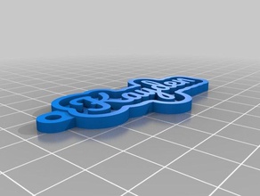 kayden Schlüsselanhänger kundengebundene 3d print model - Mito3D