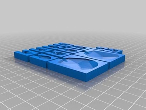infinity pietre candy del cubo di ghiaccio della muffa La stampa 3d thanos 3d print model - Mito3D