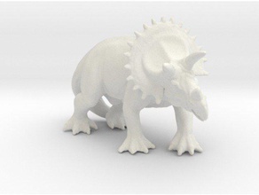 dinosaure triceratops animaux animal dino les dinosaures figure la sculpture pierre le tricératops 3d print model - Mito3D
