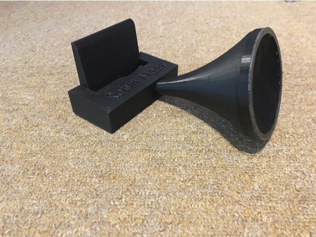 altavoz del teléfono el audio iphone la música 3D print model - Mito3D
