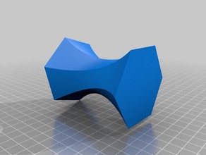 un autre hex de torsion vase décor 3d print model - Mito3D