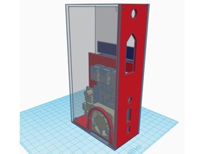 raspberry pi 3 ssd case computer box rpi 3d print model - Mito3D