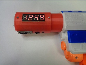 nerf barrel adapter-chronograph diy 3d print model - Mito3D