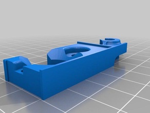 reversed bulldog extruder cable holder 3d printer parts 3d print model - Mito3D