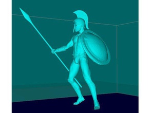 sparta savaşçı insanlar antika atique şekil Yunan adam minyatür seksi spartan spartalılar heykel 3d print model - Mito3D