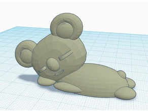 sleeping koya figure bt21 animals bts kpop 3d print model - Mito3D