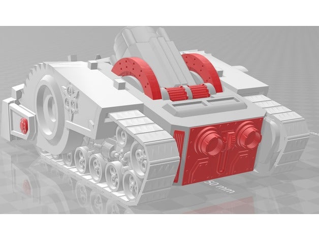 yeni paletli tank aksan - nurgle wh40k araç Warhammer 40k warhammer40k warhammer 40000 3D print model - Mito3D