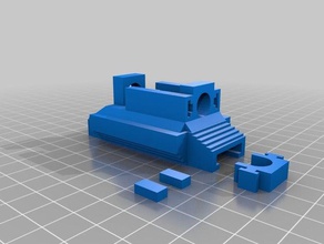 nerf Pistole mit laser-Zeiger montieren 3d-drucken 3d print model - Mito3D