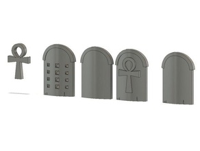 shields minis hobby miniature miniatures shield skeleton 3d print model - Mito3D