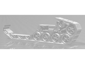 novo rastreador do tanque lado faixa detalhe - nurgle wh40k veículos Warhammer 40k warhammer40k warhammer 40000 3d print model - Mito3D