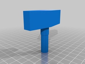 gumball machine handle 3d print model - Mito3D
