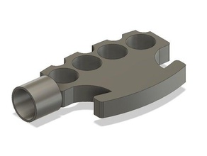 knuckles-Kerze-Halter Kerze-Halter knuckles lächerlich 3d print model - Mito3D