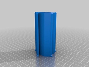 mon personnalisés bobine hub adapter2 L'imprimante 3d de pièces personnalisé 3d print model - Mito3D