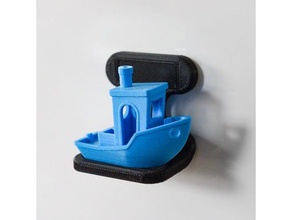 3d benchy magnetic holder display stand printing tests 3dbenchy magnet test print 3d print model - Mito3D