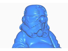 dead storm trooper buddha star wars Sammlung Skulpturen remix starwars stormtrooper 3d print model - Mito3D