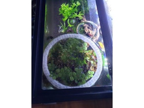 aquarium floating plant ring pets plants 3d print model - Mito3D