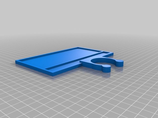 tablero blanco de la bandeja herramientas borrador titular marcador pizarra digital 3D print model - Mito3D