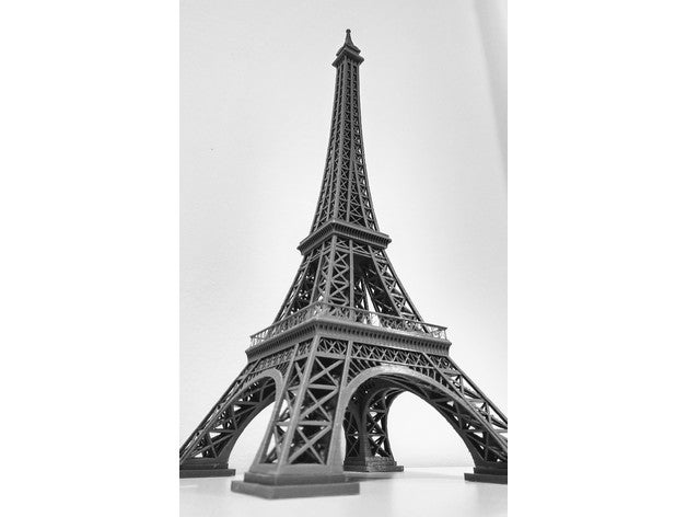 eiffel tower - easy print buildings & structures attraction eiffeltower paris tourism tourist 3D print model - Mito3D