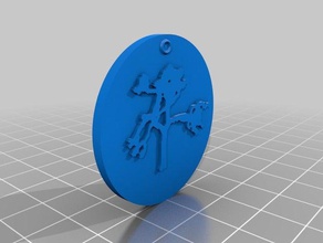 tjt keychain keychains joshua tree u-2 3d print model - Mito3D