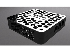 raspberrypi 3b+ vesa 100mm mount case electronics raspberry pi 100 3d print model - Mito3D