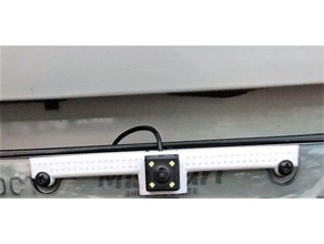 backup-cam plate mount uns automotive Sicherung kam backup-Kamera Kamera-Halterung LKW 3d print model - Mito3D