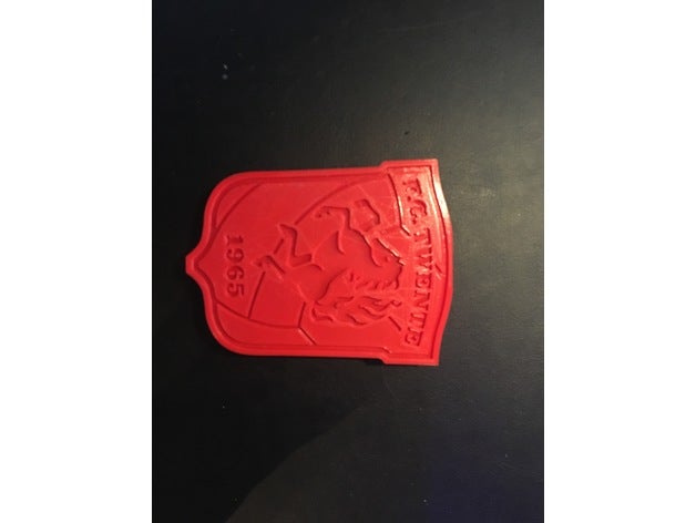 fc twente-logo 3d-drucken 3D print model - Mito3D