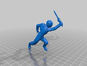 power ranger rosso go buster giochi e giocattoli figura figurina modello di gioco rangers giocattolo video 3d print model - Mito3D