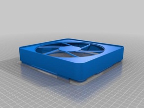 cartola 200mm compartimento do ventilador monsterlabo primeiro eletrônica 3d print model - Mito3D