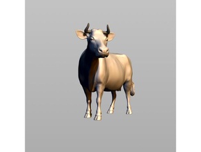 de vache animaux les bovins ranch animal bêtes la viande bœuf renforce fonctions bull cow-boy créature ferme figurines corne cornes le bétail mammifères lait miniatures nature neat nowt compagnie snowtrooper à l'ouest 3d print model - Mito3D