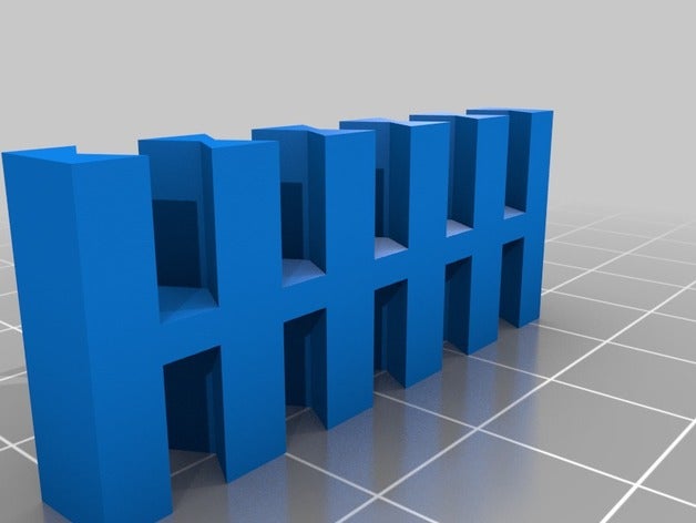 pouco titular de 10 posti 6 1mm porta-ferramentas & caixas personalizado 3D print model - Mito3D
