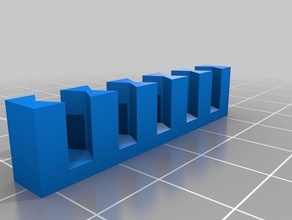 bit-Halter 5 posti 6 1mm Werkzeug-Halterungen & - Boxen kundengebundene 3d print model - Mito3D