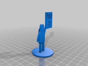 peace 3d printing 3d print model - Mito3D