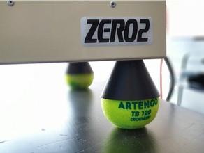 rigid3d zero02 pelota de tenis amortiguador vibración Impresora 3d las piezas cura rígido mucit 3d print model - Mito3D