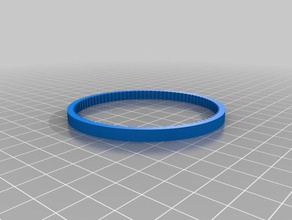 my customized parametric pulley belt 3d printer parts 3d print model - Mito3D