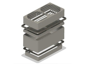 hepa-Luftfilter fehlt-Gehäuse 3d Drucker Zubehör 3d print model - Mito3D