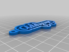 addysyn Schlüsselanhänger kundengebundene 3d print model - Mito3D
