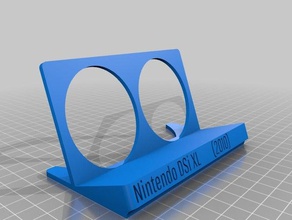 nintendo dsi xl stand organizzazione su misura 3d print model - Mito3D