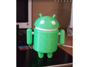 android bugdroid figura le creature 3d print model - Mito3D
