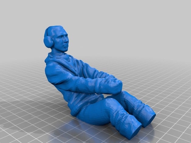 glider pilot rielaboration Menschen 3D print model - Mito3D