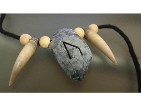 rune vichinghe oggetti di scena nano gioielli larp bigiotteria viking 3d print model - Mito3D