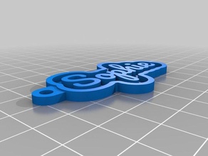 la mia chiave personalizzata catena - sophie i portachiavi su misura 3d print model - Mito3D